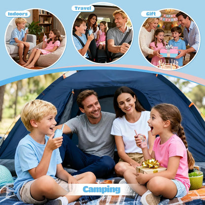 Kids Video Walkie Talkie Toy (2 Pack) – Rechargeable HD Camera Intercom with Voice Changer, Long Range Indoor & Outdoor Play for Boys & Girls